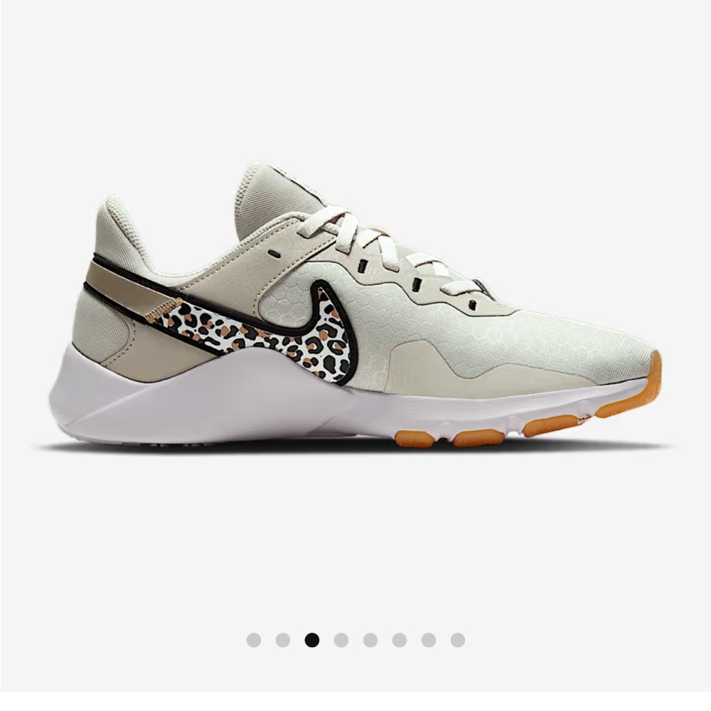 Nike Cream and Brown Athletic Shoes